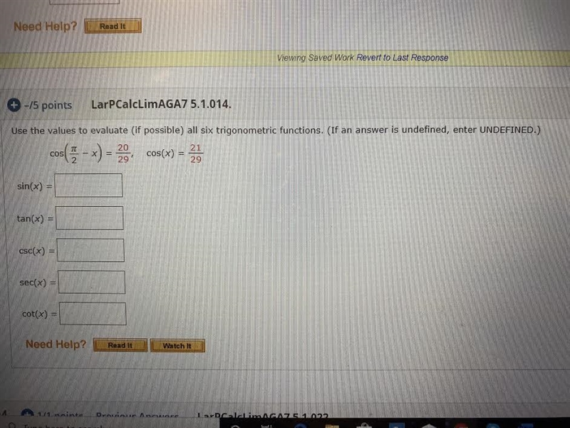 How do I solve these trigonometric functions?-example-1