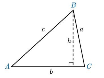 Using the following triangle, write a proof to verify that sinA/a=sinC/c Write two-example-1