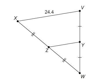 What is YZ ? Enter your answer as a decimal in the box.-example-1