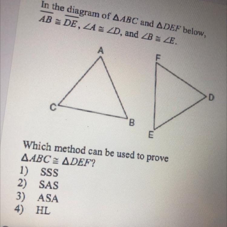 Which method can be used to prove ABC =DEF?-example-1