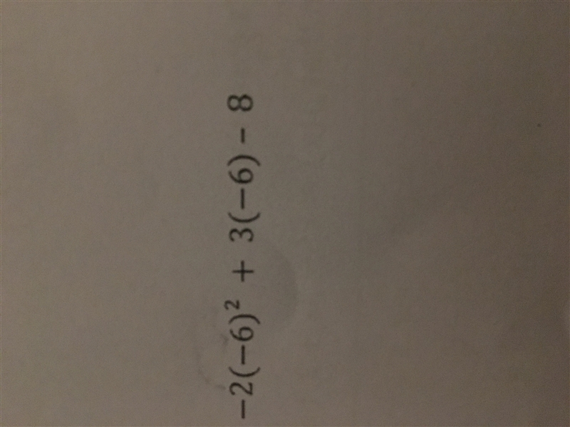 Order of operations: simplify the expression shown below.-example-1