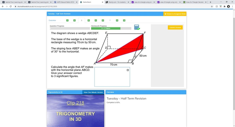 3d trigenomatry , need help , with step by step working please-example-1