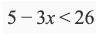 Solve the following inequality.-example-1