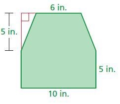 Find the area of the figure-example-1