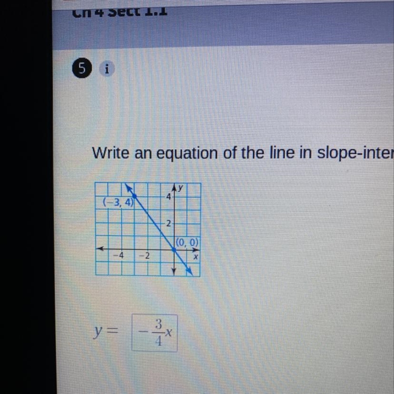 Write an equation of the line in slope-intercept form.-example-1