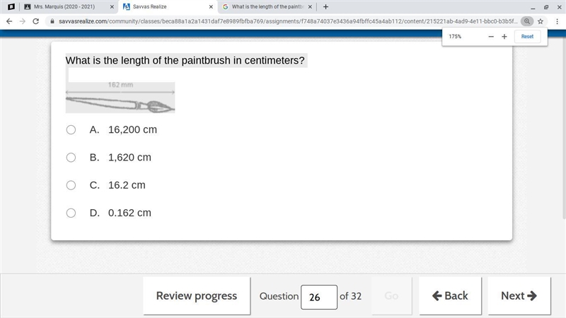 What is the length of the paintbrush in centimeters?-example-1