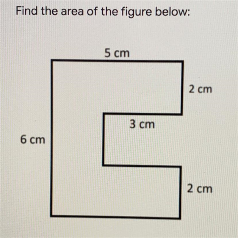 Find the area of the figure below-example-1