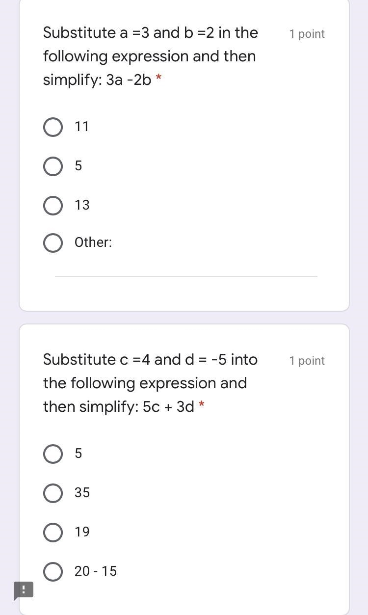 Please help ASAP I’m very unsure on how to do these 2 questions please give answers-example-1