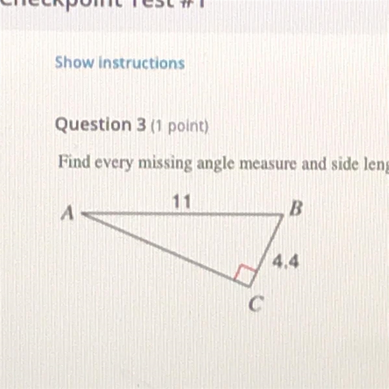 Find the missing side lengths and angles-example-1