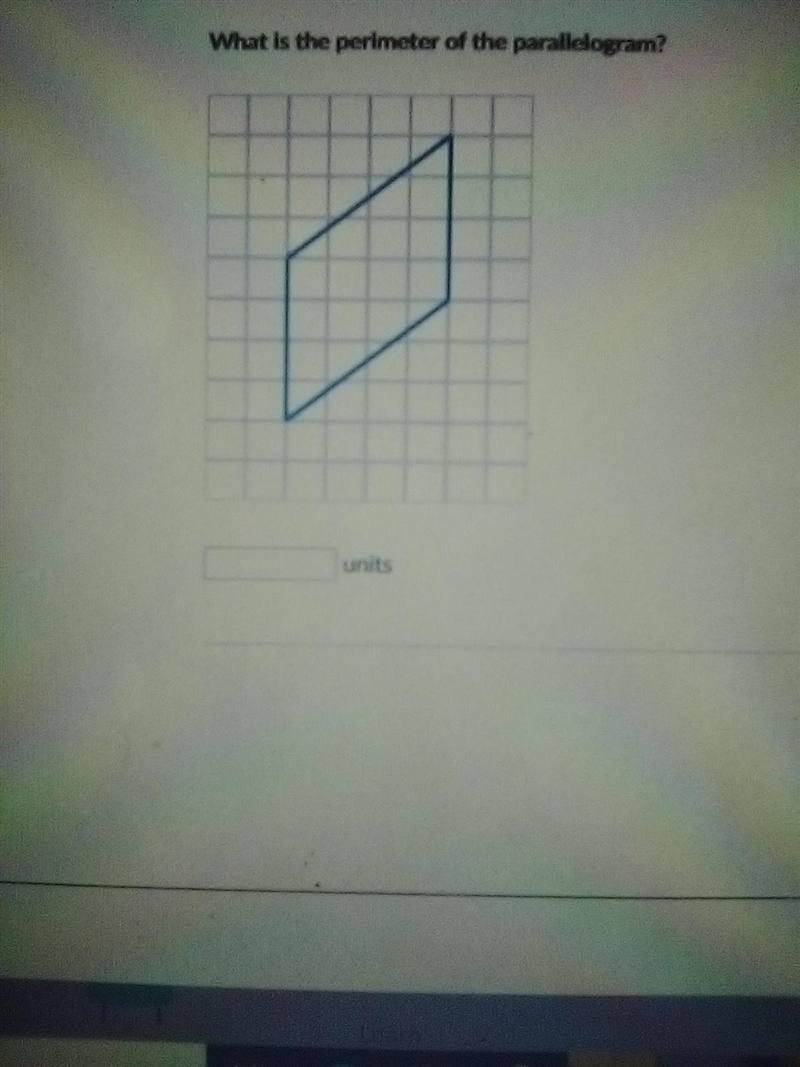 What is the perimeter of the parallelogram?-example-1