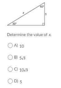 Determine the value of x. images attached.-example-1