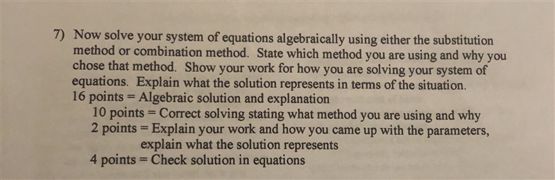 Please help me with this. Use the combination method of substitution to solve. Please-example-2