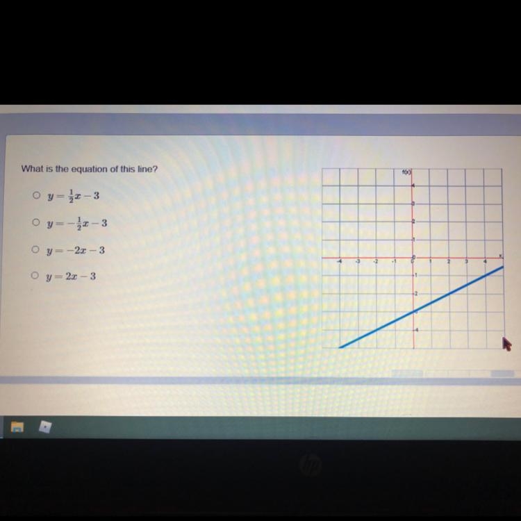 What is the equation of this line?-example-1