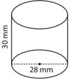 The mass of the cylinder is 50,000 g. Find the density of the cylinder to the nearest-example-1