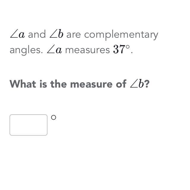 Angle x and y are complementary angles . angle y measure 37 plzz help asap-example-1