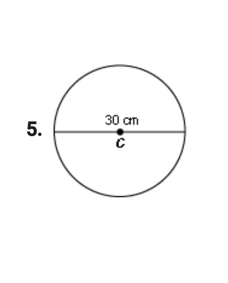 Geometry Question Find the area of the circle-example-1