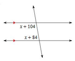 Use the the image below to determine the angle type, relationship, value of x, and-example-1