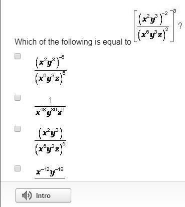 Simplifying an Expression with the Numerator and the Denominator Raised to a Power-example-1