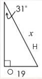 Solve the right angle trig problem. round to the nearest tenth.-example-1