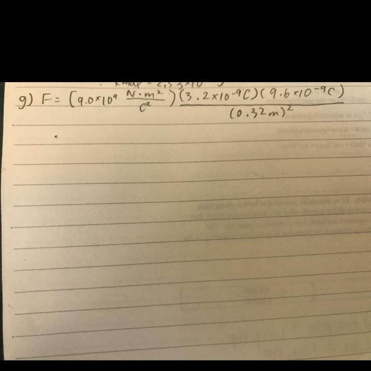 What is the value of F? (ap physics summer hw) show work-example-1