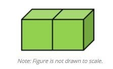 What is the volume of the figure below, which is composed of two cubes with side lengths-example-1