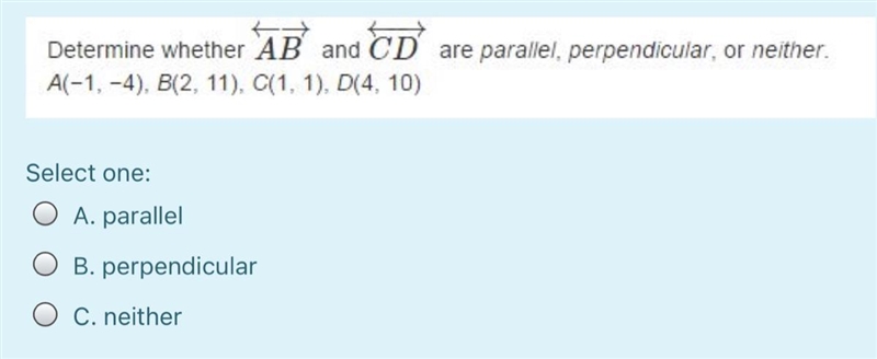 Please help. are they Parallel, perpendicular or neither-example-1