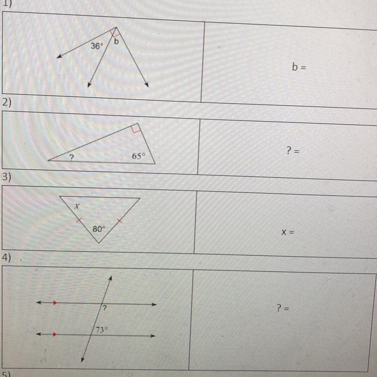 Level 2 - Find the Measure of the indicated angle.-example-1