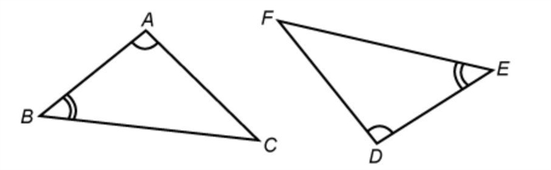 In the figure shown, what additional information is needed to show that △ABC≅△DEF-example-1