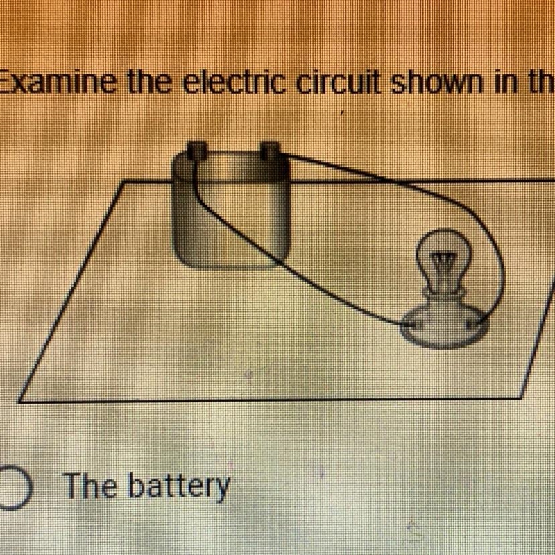 What is the source of energy in this image Examine the electric circuit shown in the-example-1