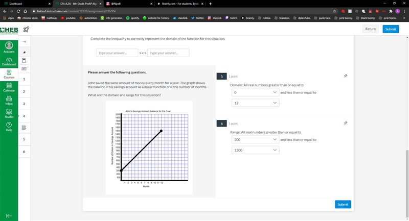 Help asap with domain and range.-example-1