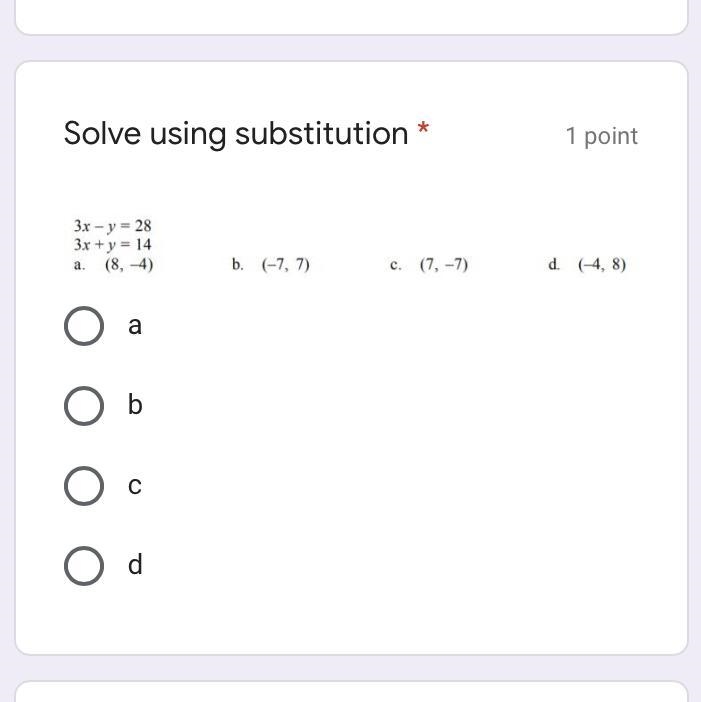 Solve using substitutions! Help w this question please!!-example-1