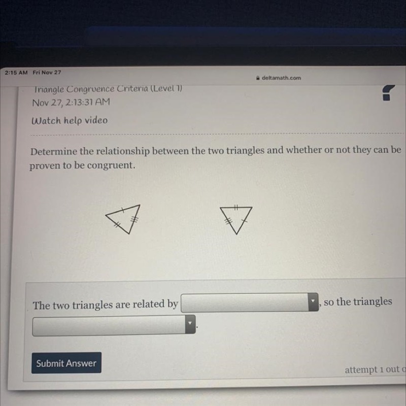 Please help Side -side -angles Angles-side-angels Angle -angle -side Angle-angle-angel-example-1