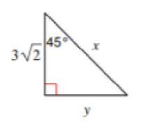 How do I find the missing sides on this special triangle?-example-1