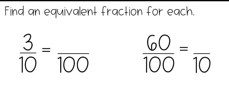 Find an equivalent fraction for each. Just do one answer-example-1