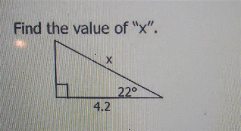 Find the value of "x". ​-example-1