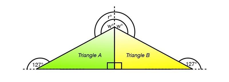 Angle r° = 2w°. What is the measure of angle r°? please helppp 120° 240° 286° 143°-example-1