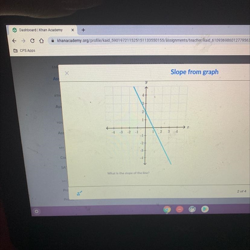 What is the slope of the line?-example-1