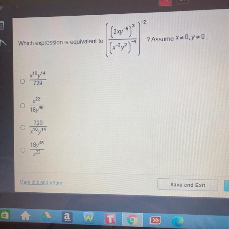 Which expression is equivalent to-example-1