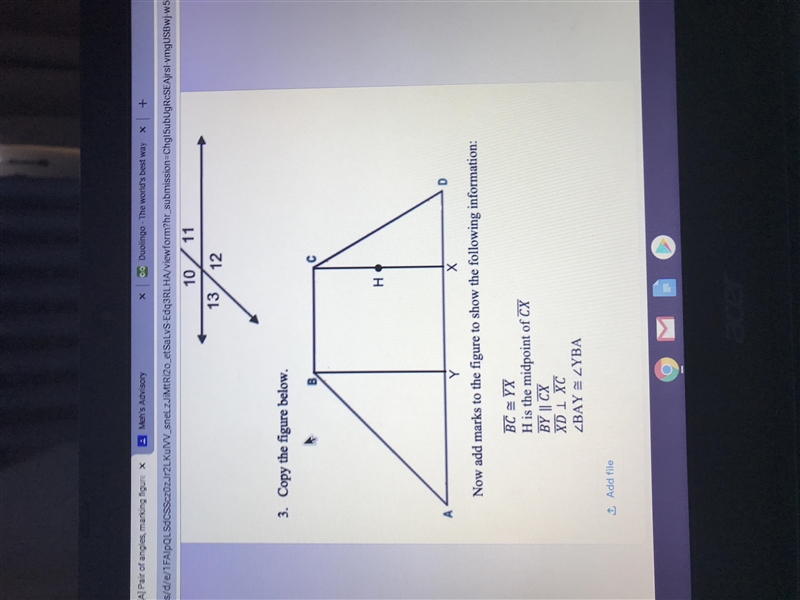 Name a pair of vertical angle-example-2