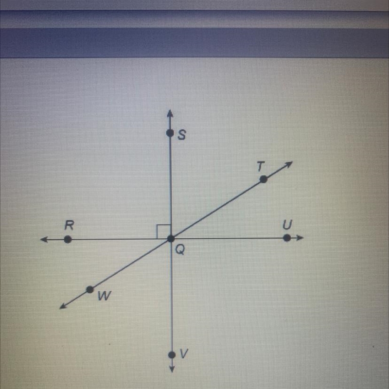 Which pair of angles are vertical angles? /_ZRQW and /_ZWQV /_ZRQT and /_ZTQV /_ ZRQW-example-1