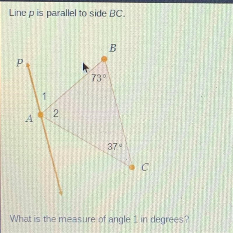 What is the measure of angle 1 in degrees-example-1