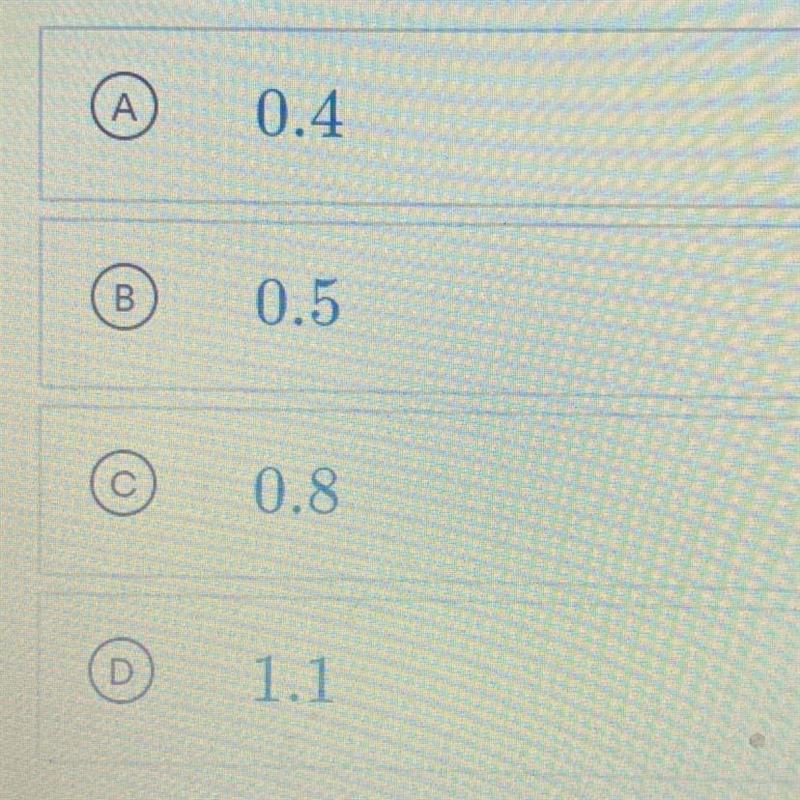 Which of the following is closest to 1/2 + 1/3?-example-1