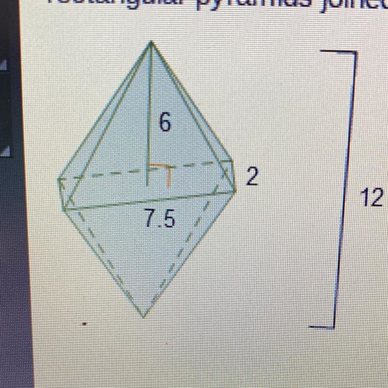 What is the total volume of the composite figure? The composite figure is made up-example-1