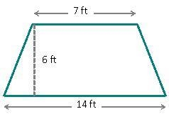 Find the area of the figure. If needed, round to the nearest tenth. Isosceles trapezoid-example-1