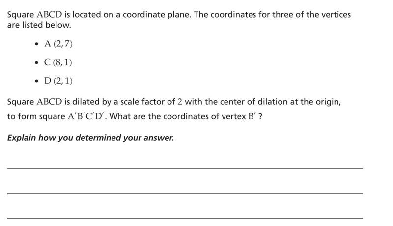 HELP. THIS IS ABOUT DILATION EXPLANATION NEEDED-example-1