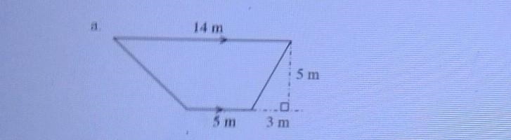 Find the areas of the figures below. can you find more than one method for each shape-example-1