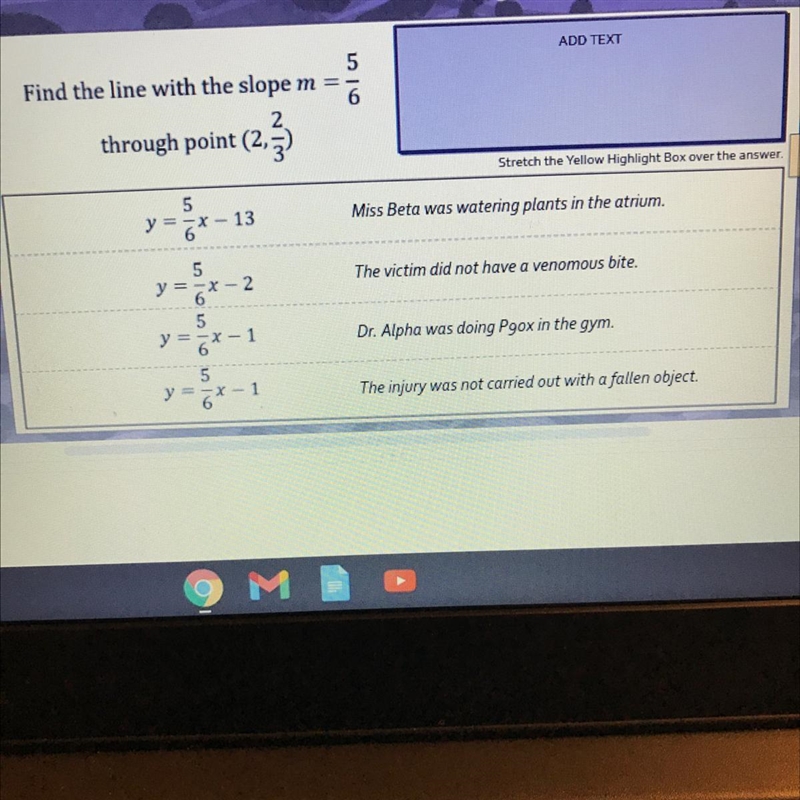 Pls help stuck on this question. Point-slope line (11 points) pls show work-example-1