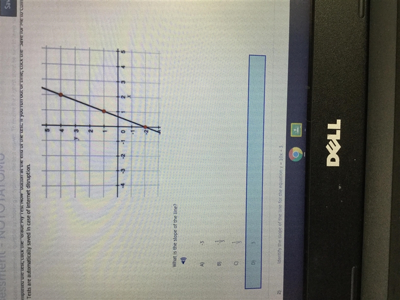 What is the slope of the line?-example-1