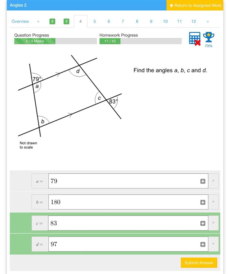 Find the angles A & B-example-1