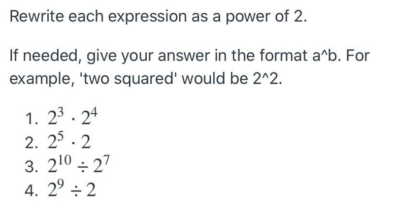 How do I rewrite expressions as a power of 2!!!!-example-1